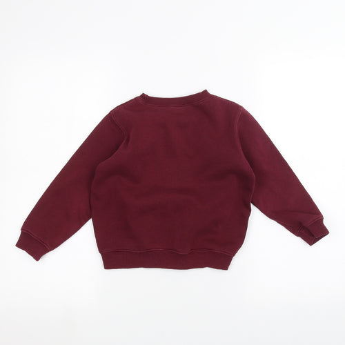school wear Boys Red   Pullover Jumper Size 5 Years