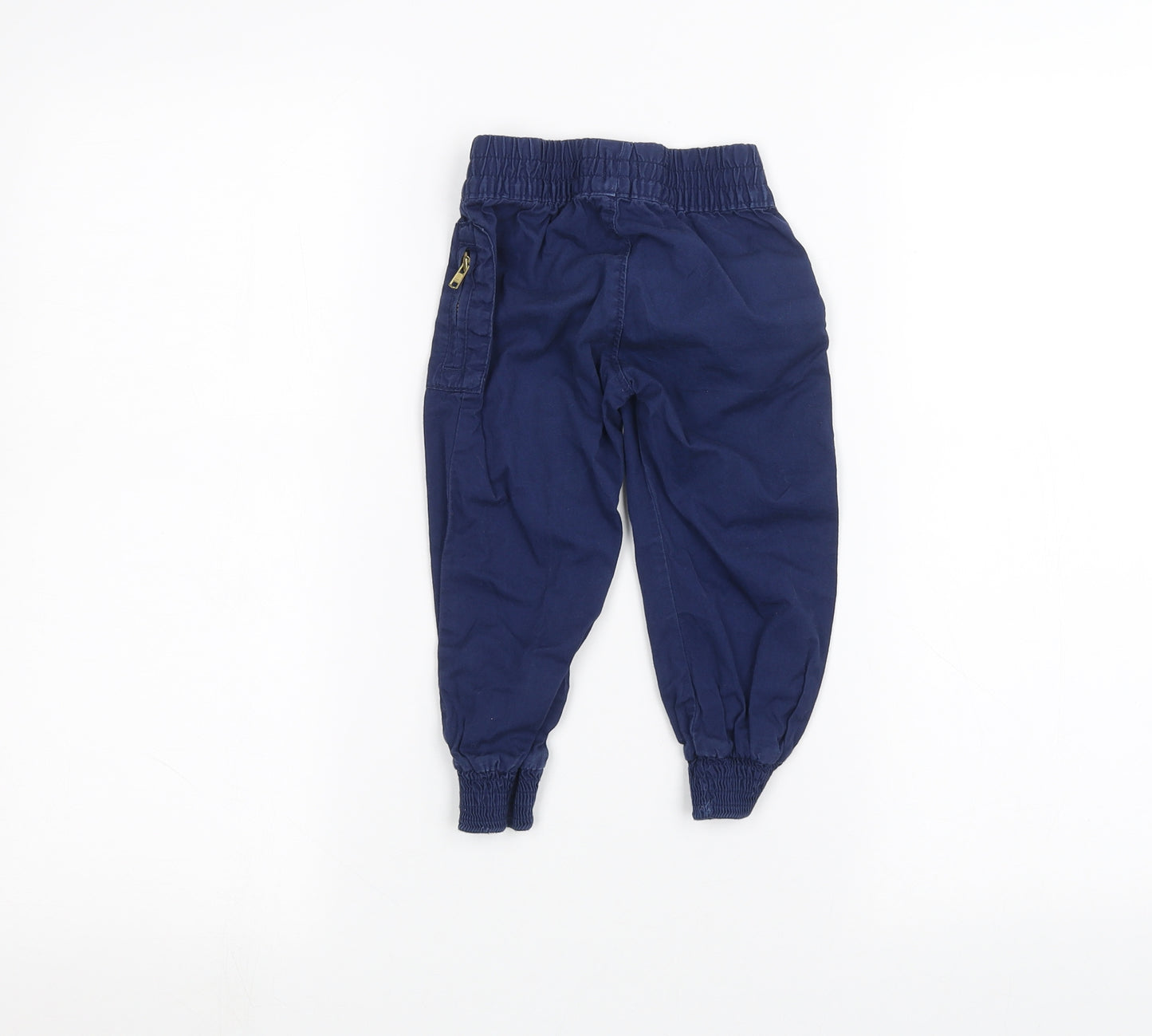 Old Navy Boys Blue   Cargo Trousers Size 2 Years