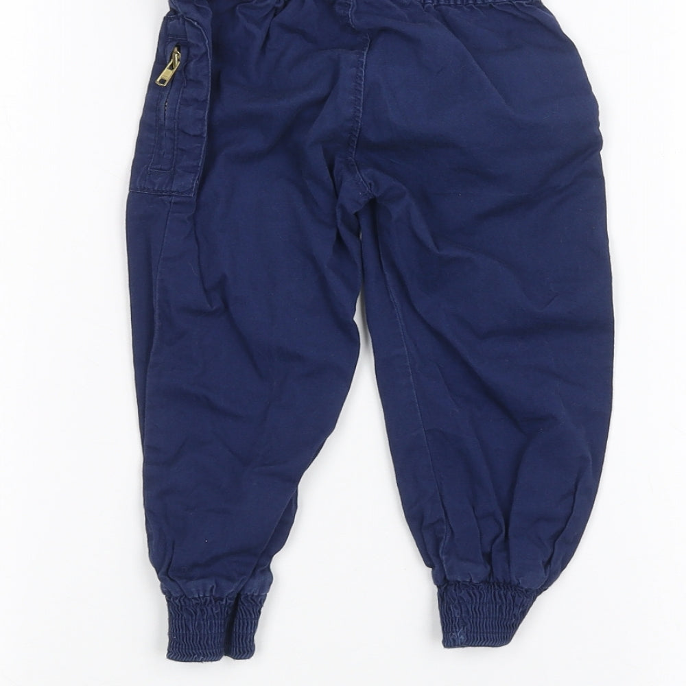 Old Navy Boys Blue   Cargo Trousers Size 2 Years