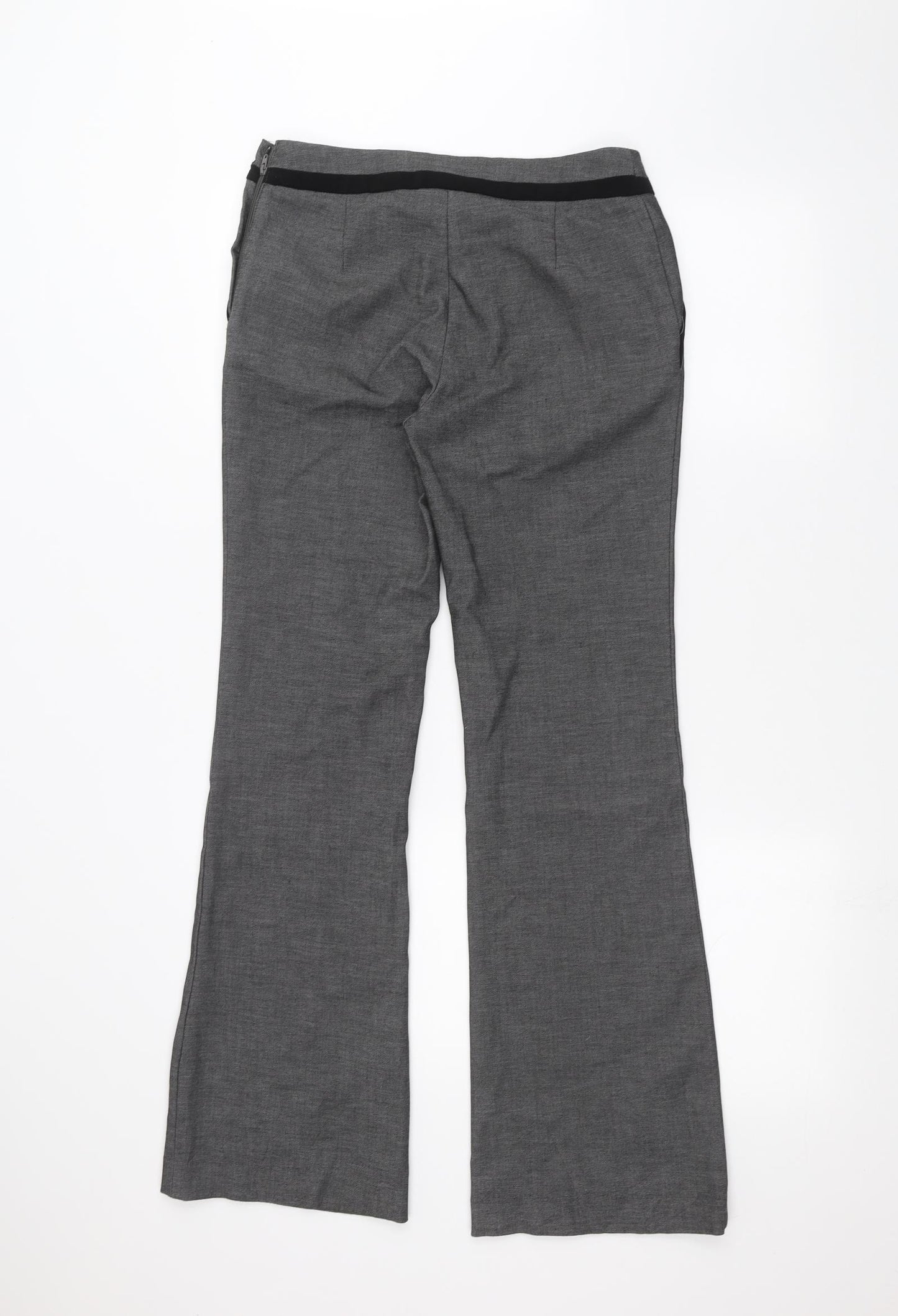 H&M Womens Black   Trousers  Size 8 L28 in