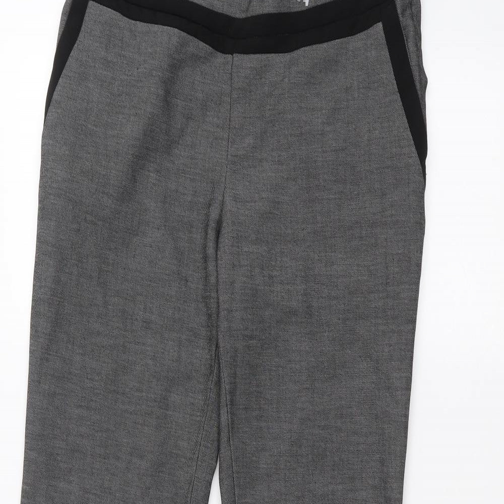 H&M Womens Black   Trousers  Size 8 L28 in