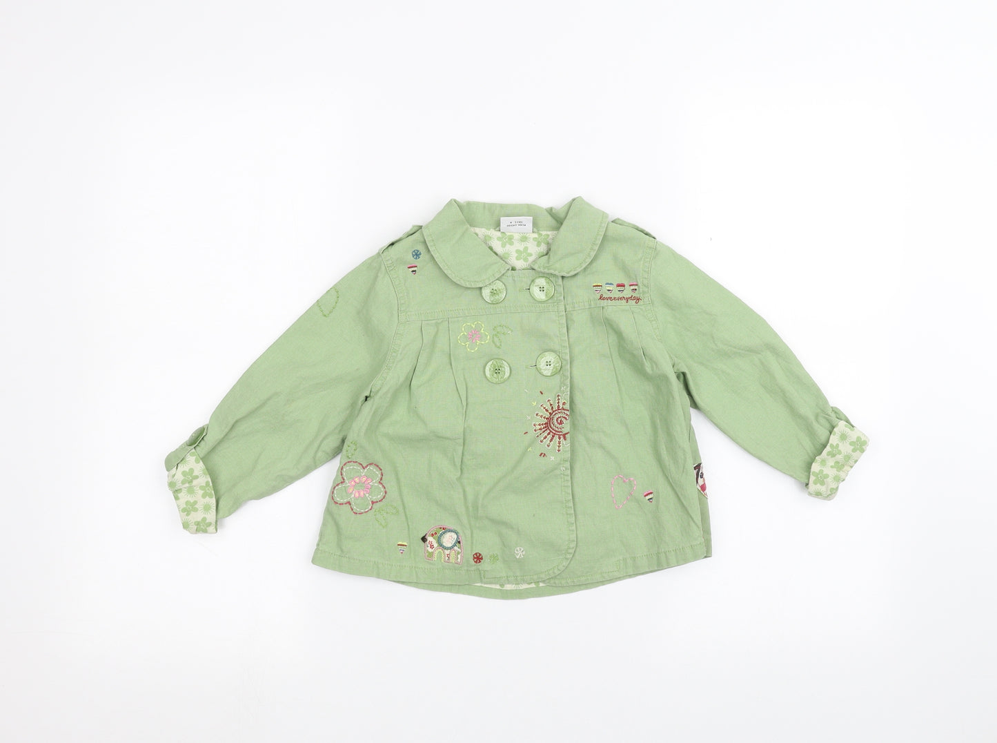NEXT Girls Green   Jacket  Size 4-5 Years