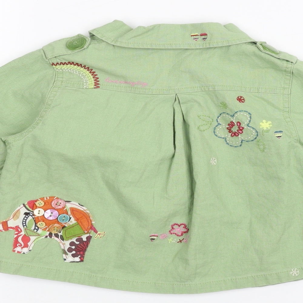 NEXT Girls Green   Jacket  Size 4-5 Years