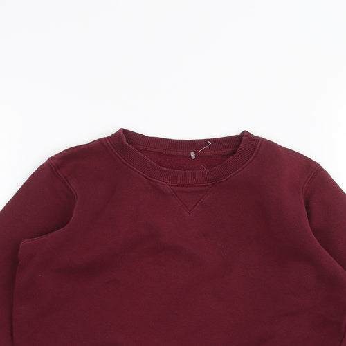 school wear Boys Red   Pullover Jumper Size 5 Years