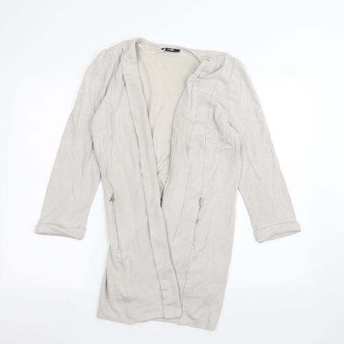 Wallis Womens Grey   Jacket Coatigan Size M