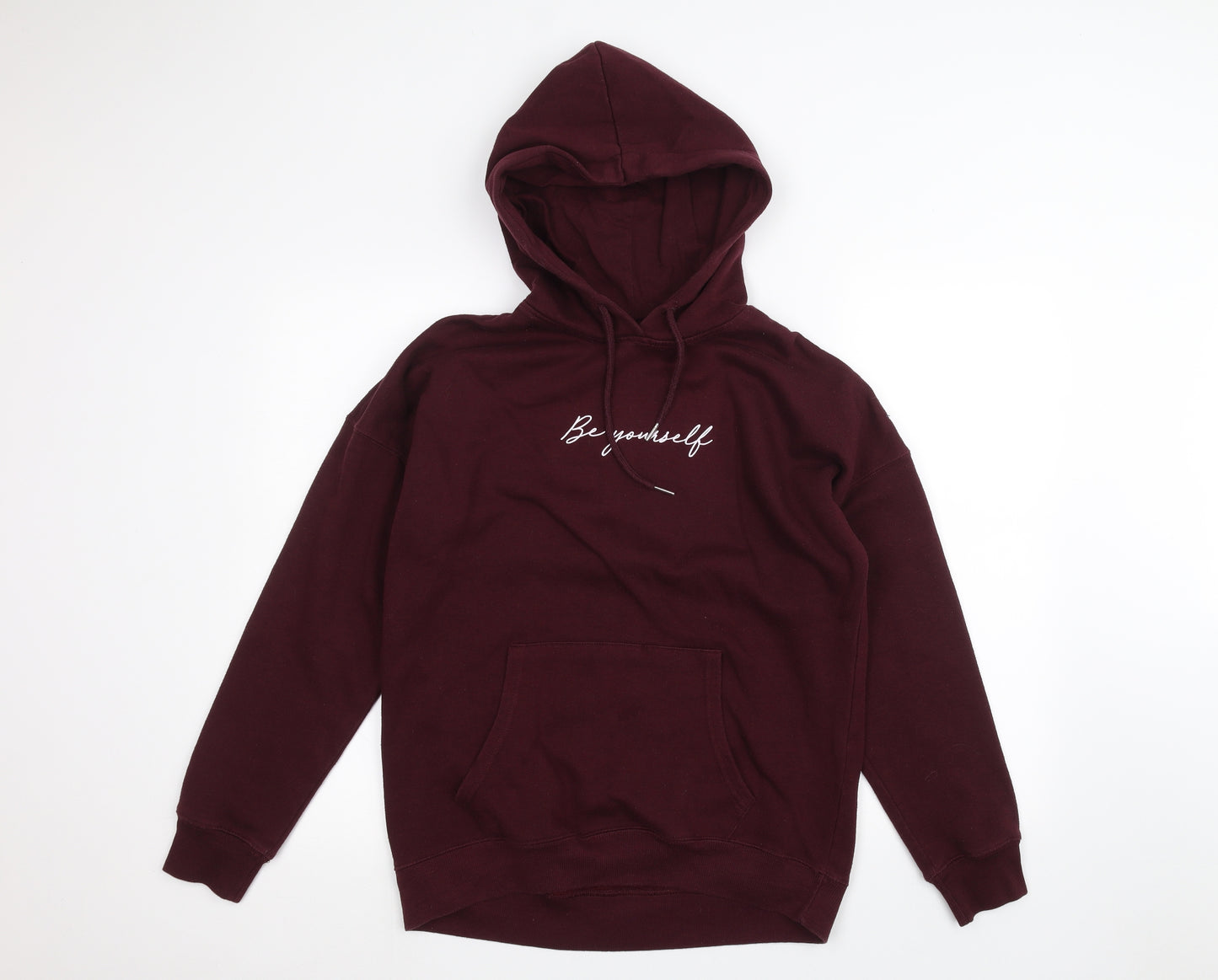 New Look Womens Red   Pullover Hoodie Size M