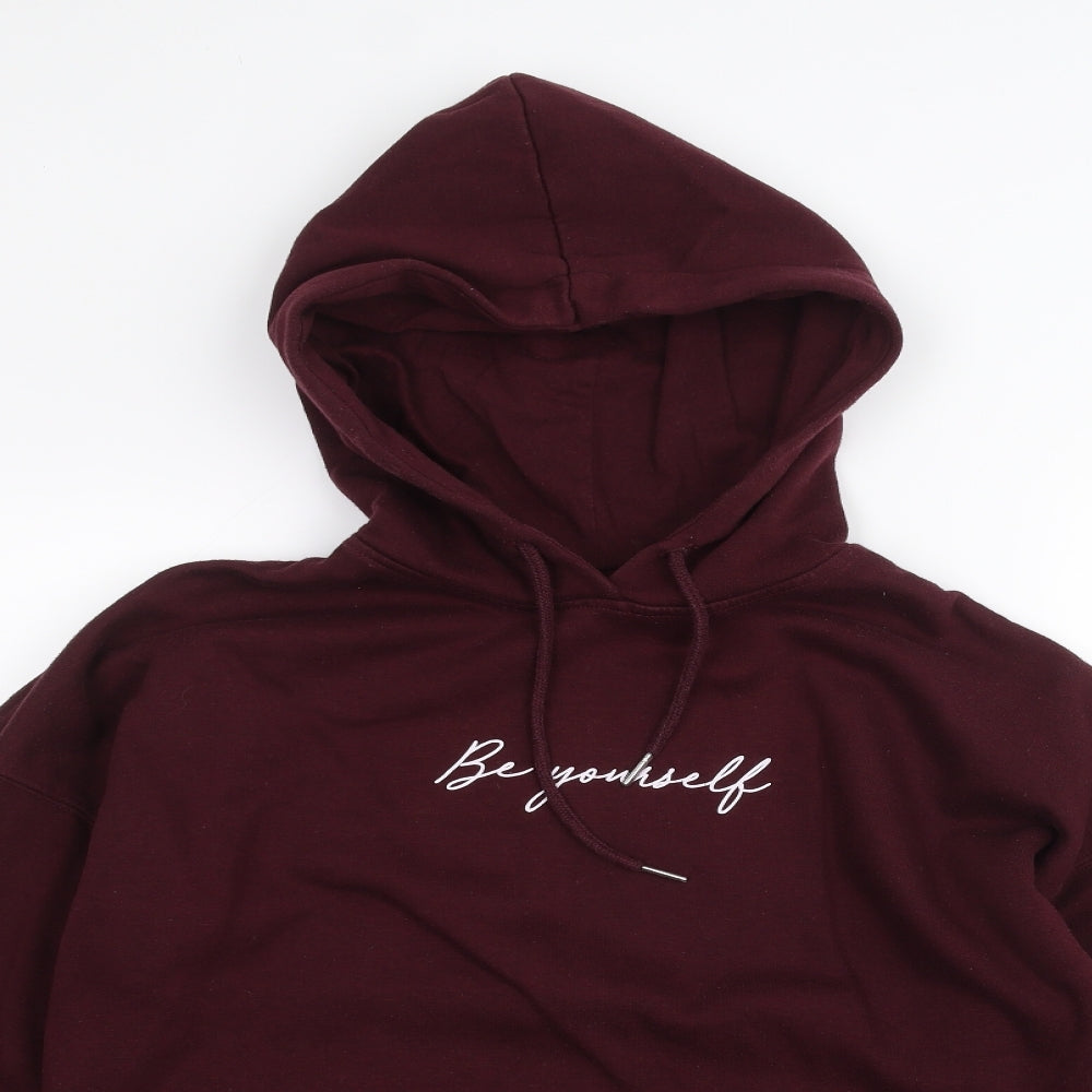 New Look Womens Red   Pullover Hoodie Size M