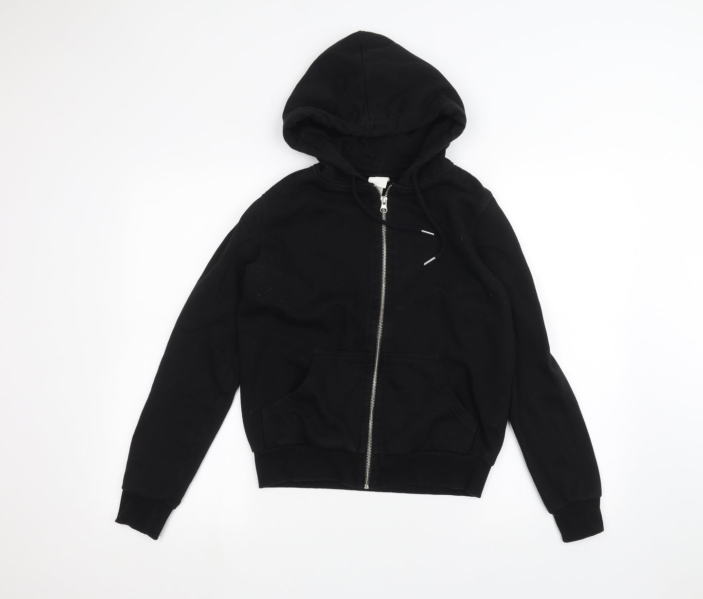 H&M Womens Black   Full Zip Hoodie Size XS