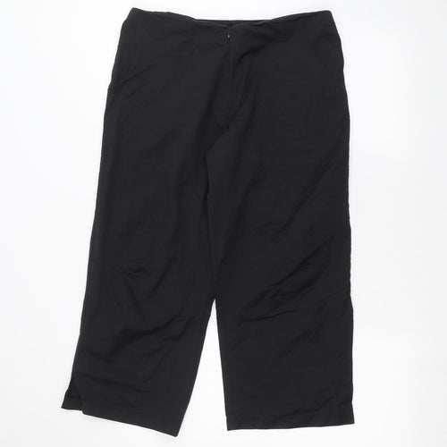 bay Womens Black   Trousers  Size 14 L22 in