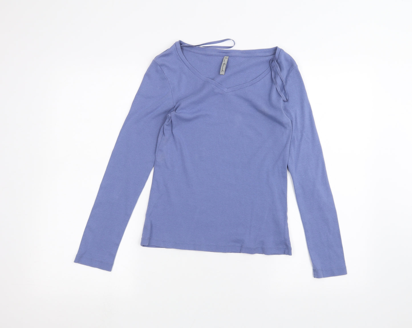 E-vie Womens Blue   Basic T-Shirt Size 12