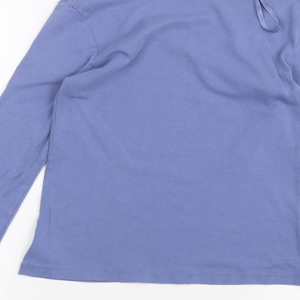 E-vie Womens Blue   Basic T-Shirt Size 12
