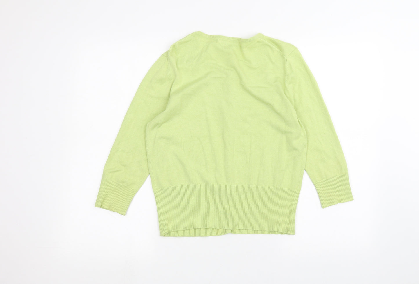 Marks and Spencer Womens Green   Cardigan Jumper Size 16