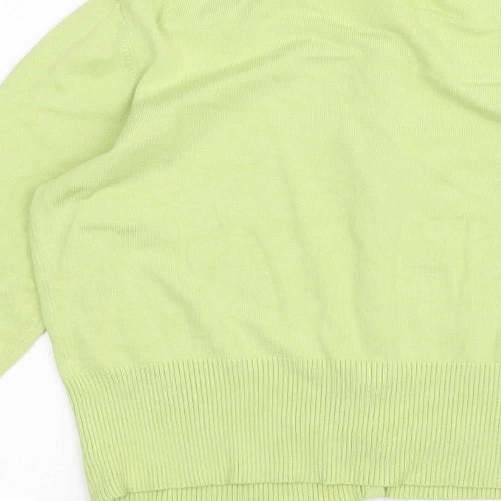 Marks and Spencer Womens Green   Cardigan Jumper Size 16