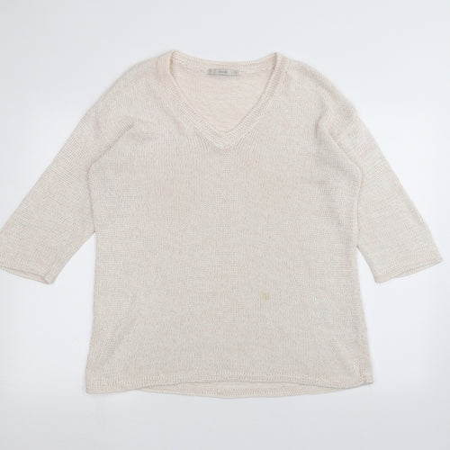 George Womens White   Pullover Jumper Size 14