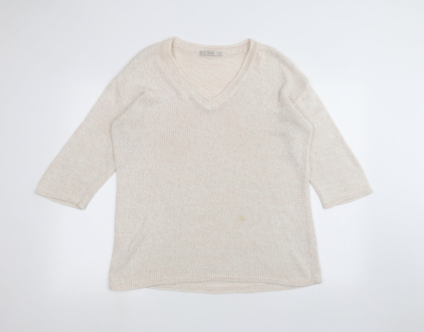 George Womens White   Pullover Jumper Size 14