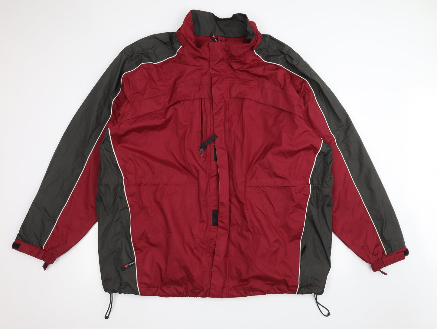 snowdonia Mens Red   Pea Coat Coat Size 2XL
