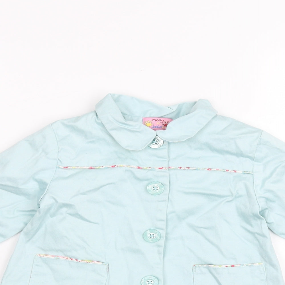 molly n jack Girls Blue   Jacket  Size 2 Years