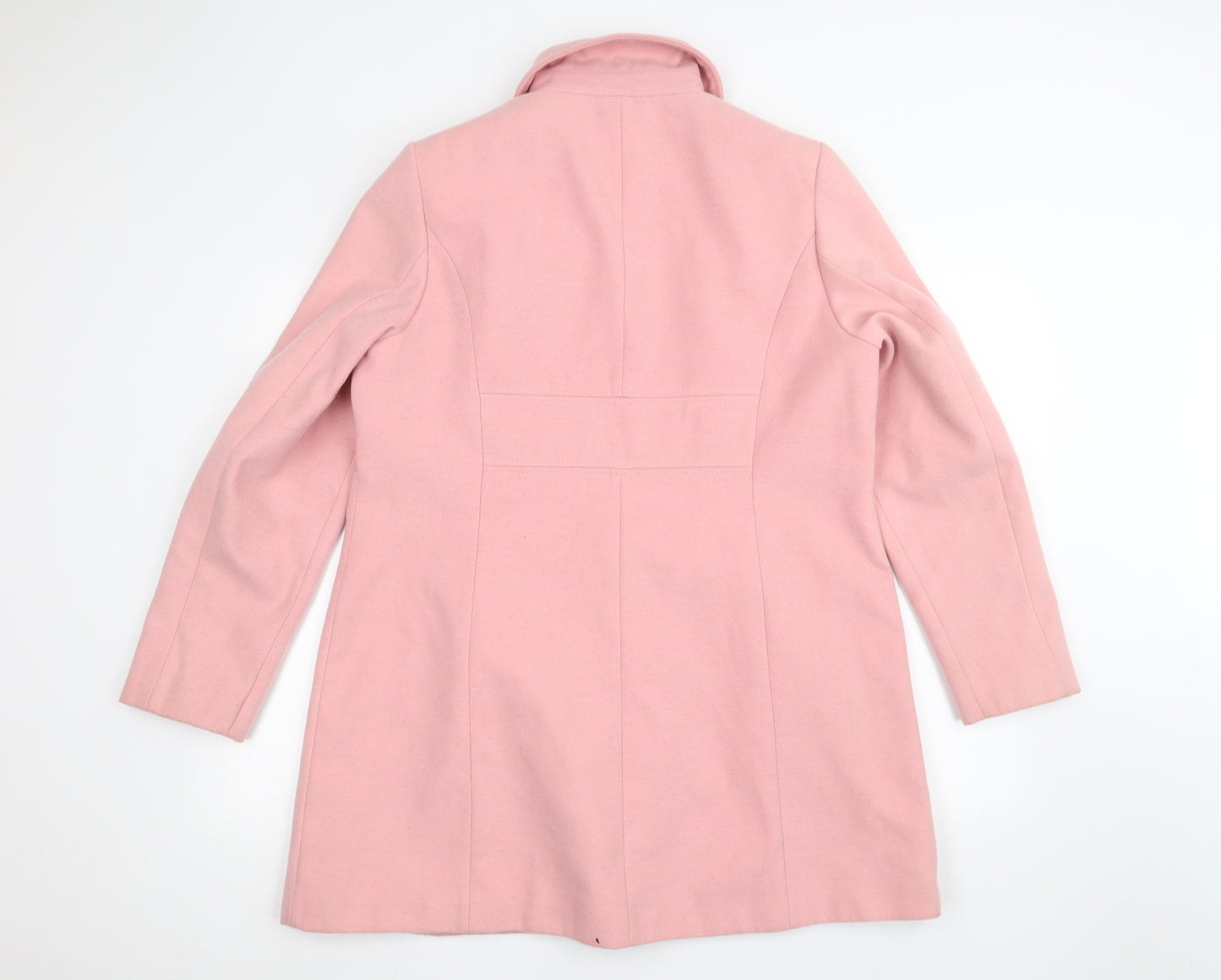 Marks and Spencer Womens Pink   Overcoat Coat Size 16