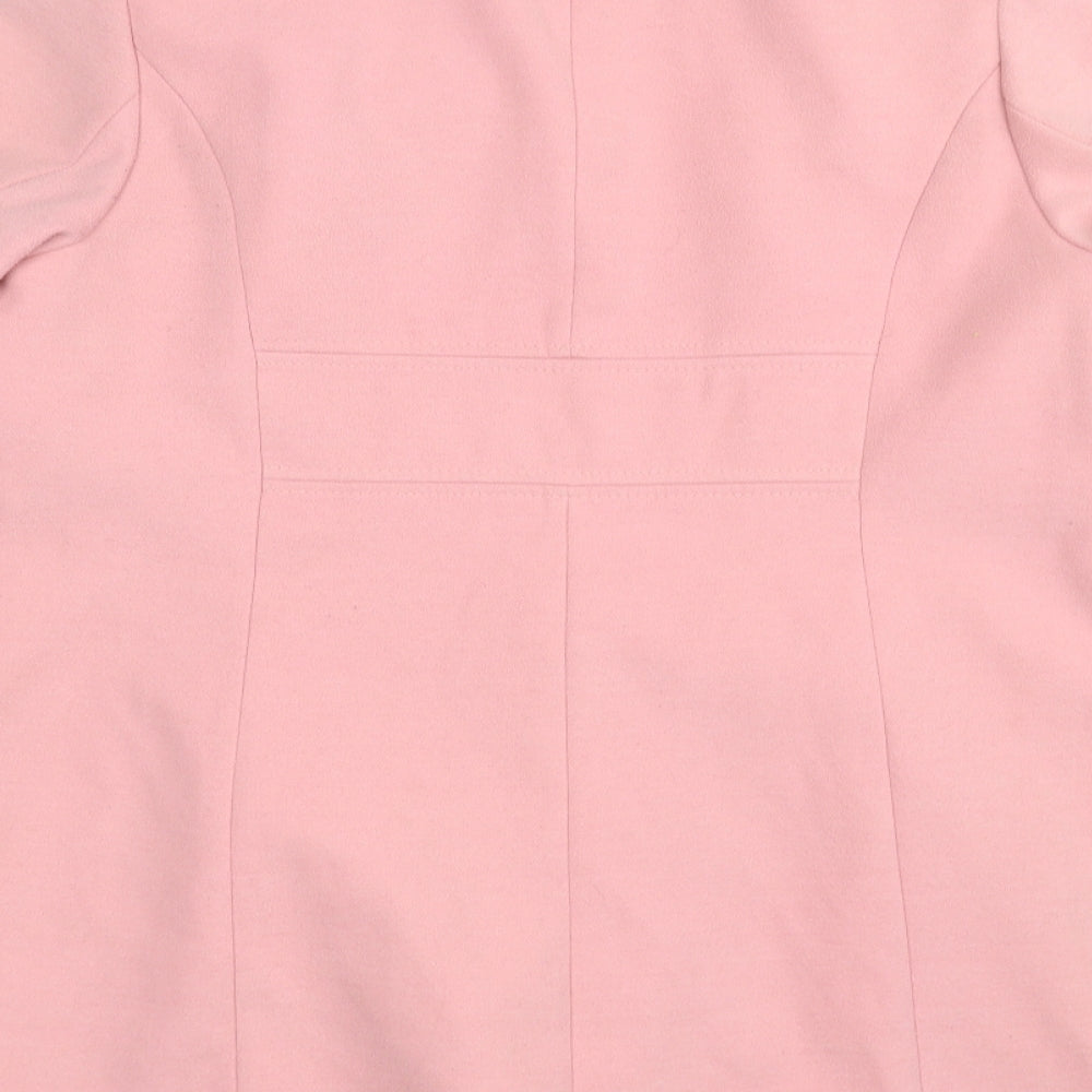 Marks and Spencer Womens Pink   Overcoat Coat Size 16
