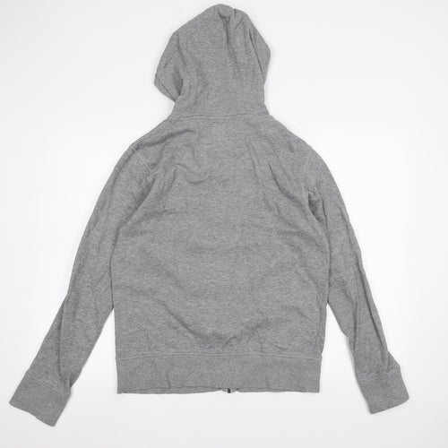 JACK & JONES Mens Grey   Full Zip Hoodie Size M