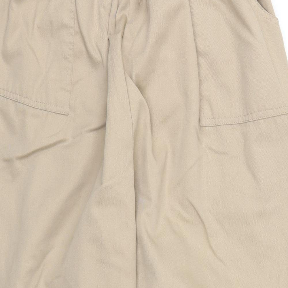 Bonmarché Womens Beige   Cropped Trousers Size 22 L22 in