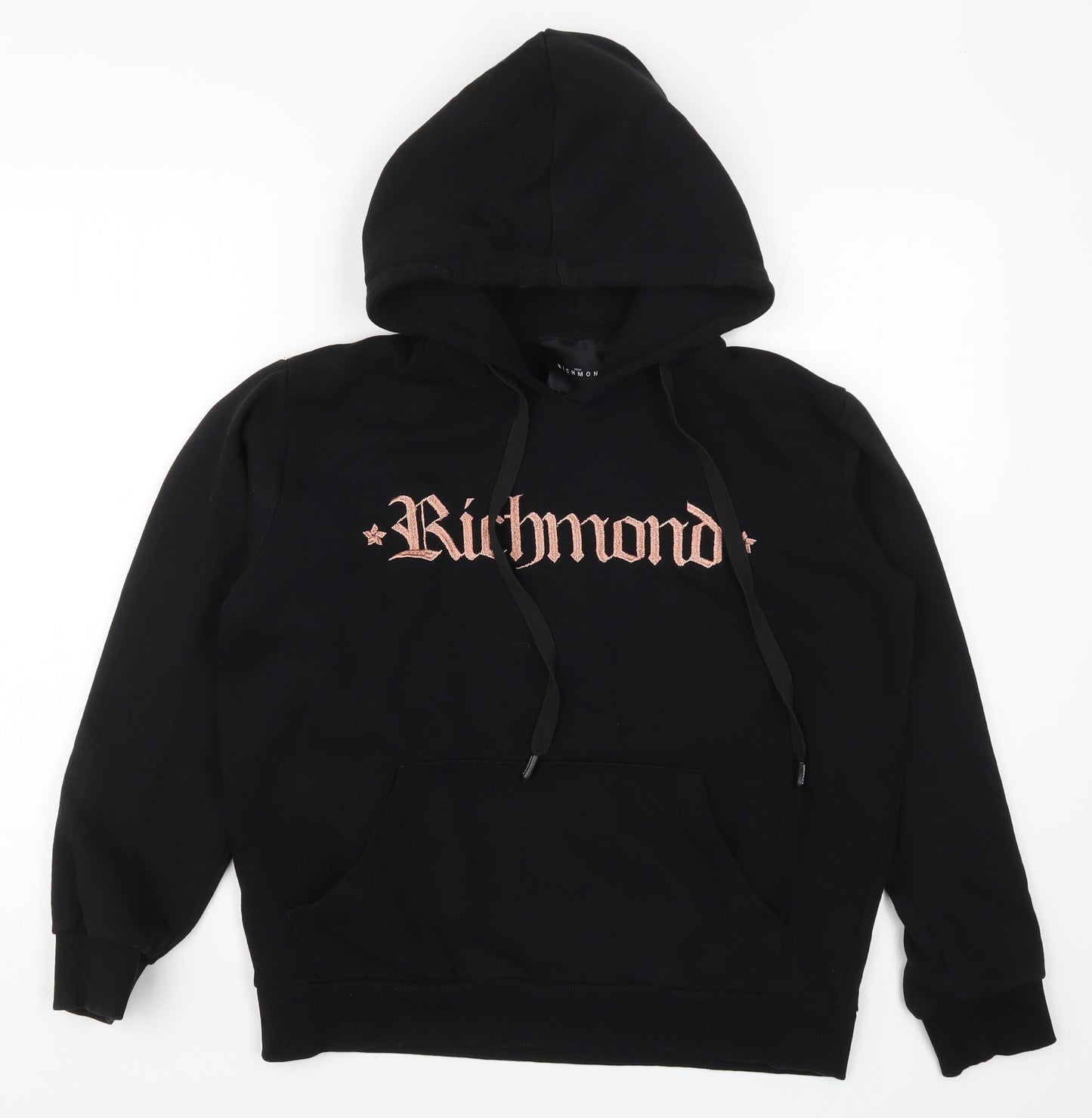 John Richmond Womens Black   Pullover Hoodie Size XL