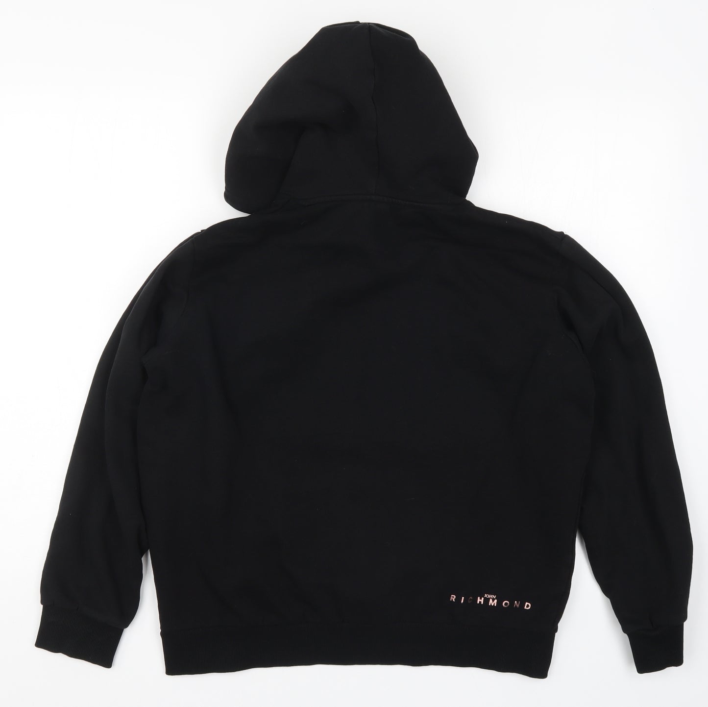 John Richmond Womens Black   Pullover Hoodie Size XL
