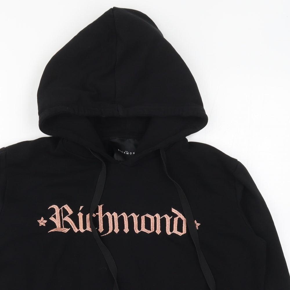 John Richmond Womens Black   Pullover Hoodie Size XL