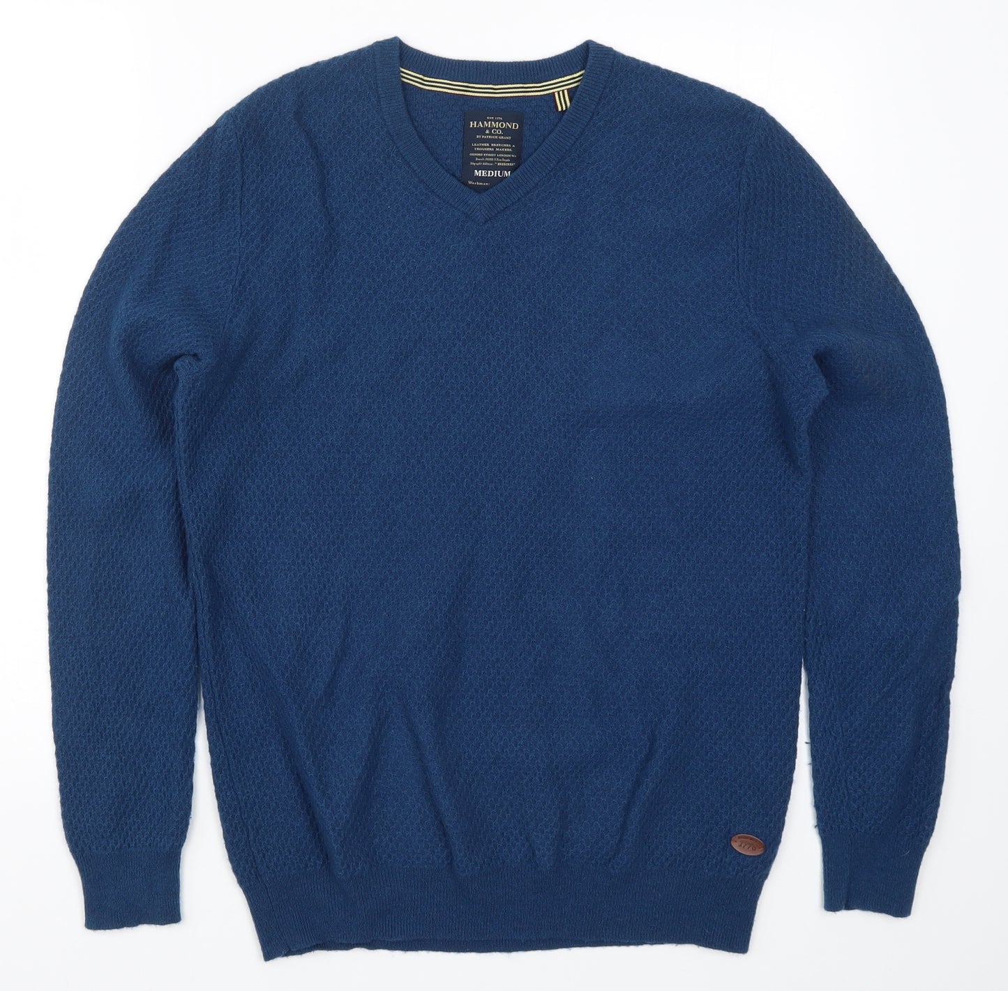 Hammond & Co Mens Blue  Knit Pullover Jumper Size M