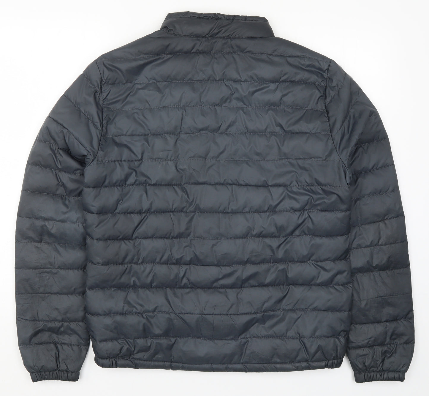 Zara Womens Grey   Quilted Coat Size M