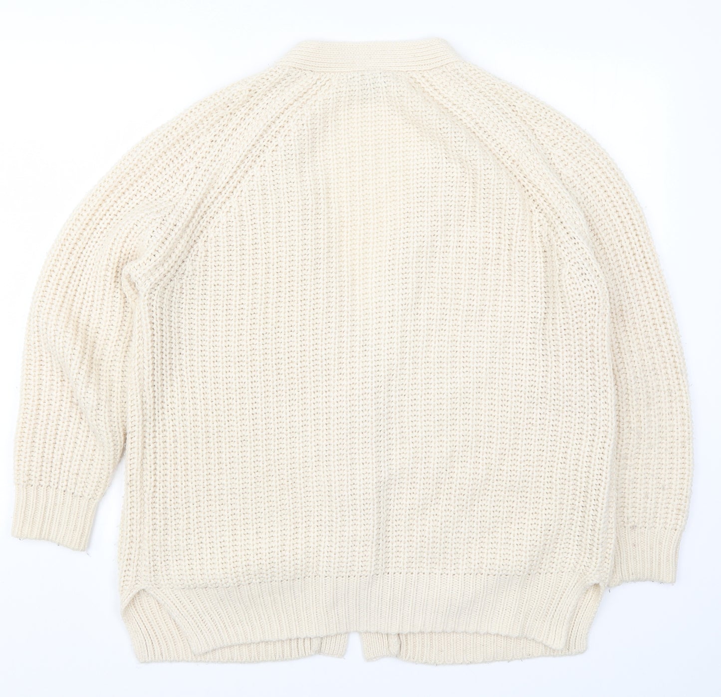 George Womens Beige  Knit Cardigan Jumper Size 12
