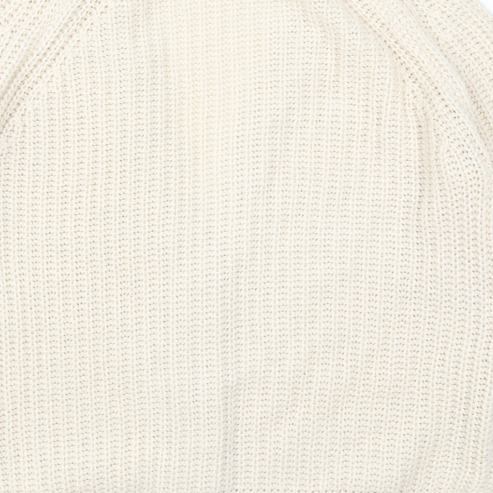 George Womens Beige  Knit Cardigan Jumper Size 12