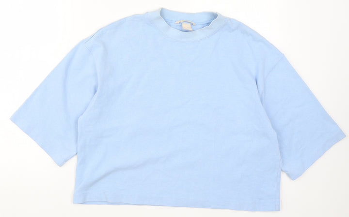 H&M Womens Blue   Basic T-Shirt Size XS