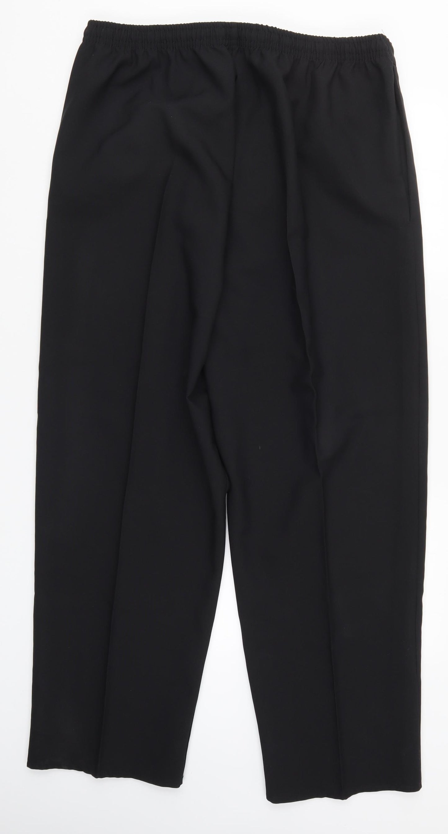Q&P Womens Black   Trousers  Size 20 L31 in