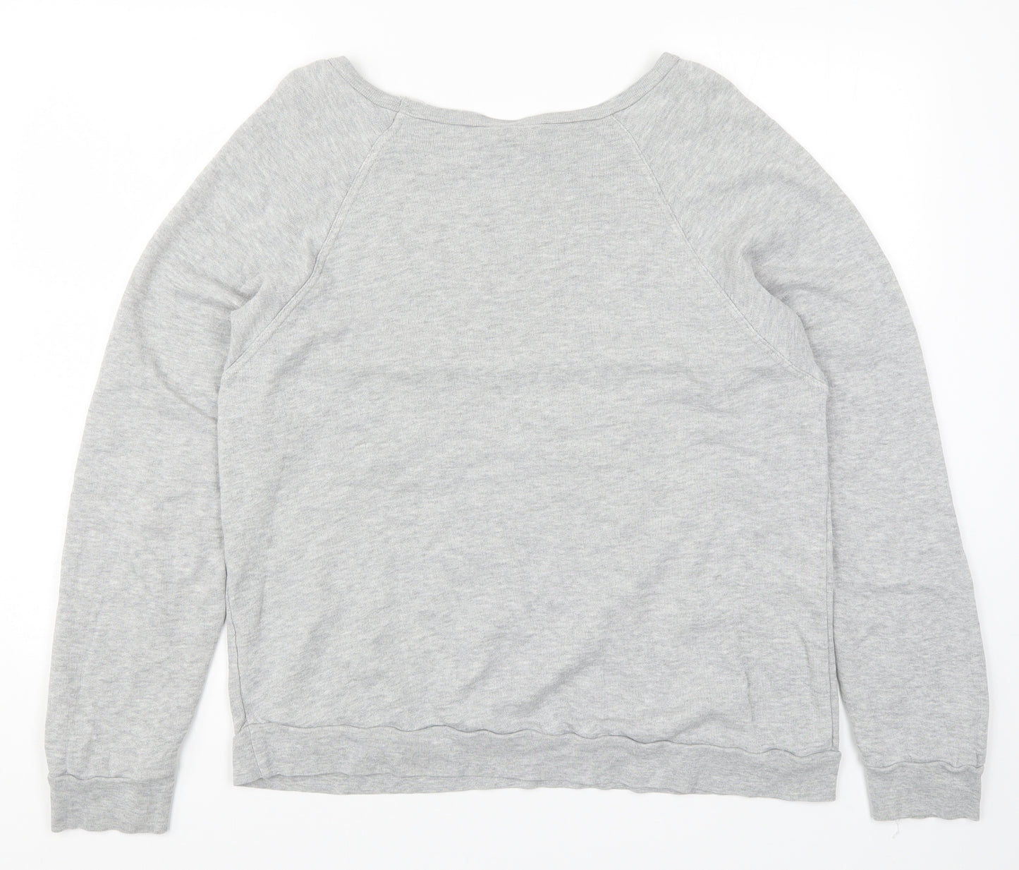 Topshop Womens Grey   Pullover Sweatshirt Size 14