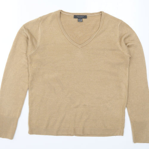 Primark Womens Beige  Knit Pullover Jumper Size 10