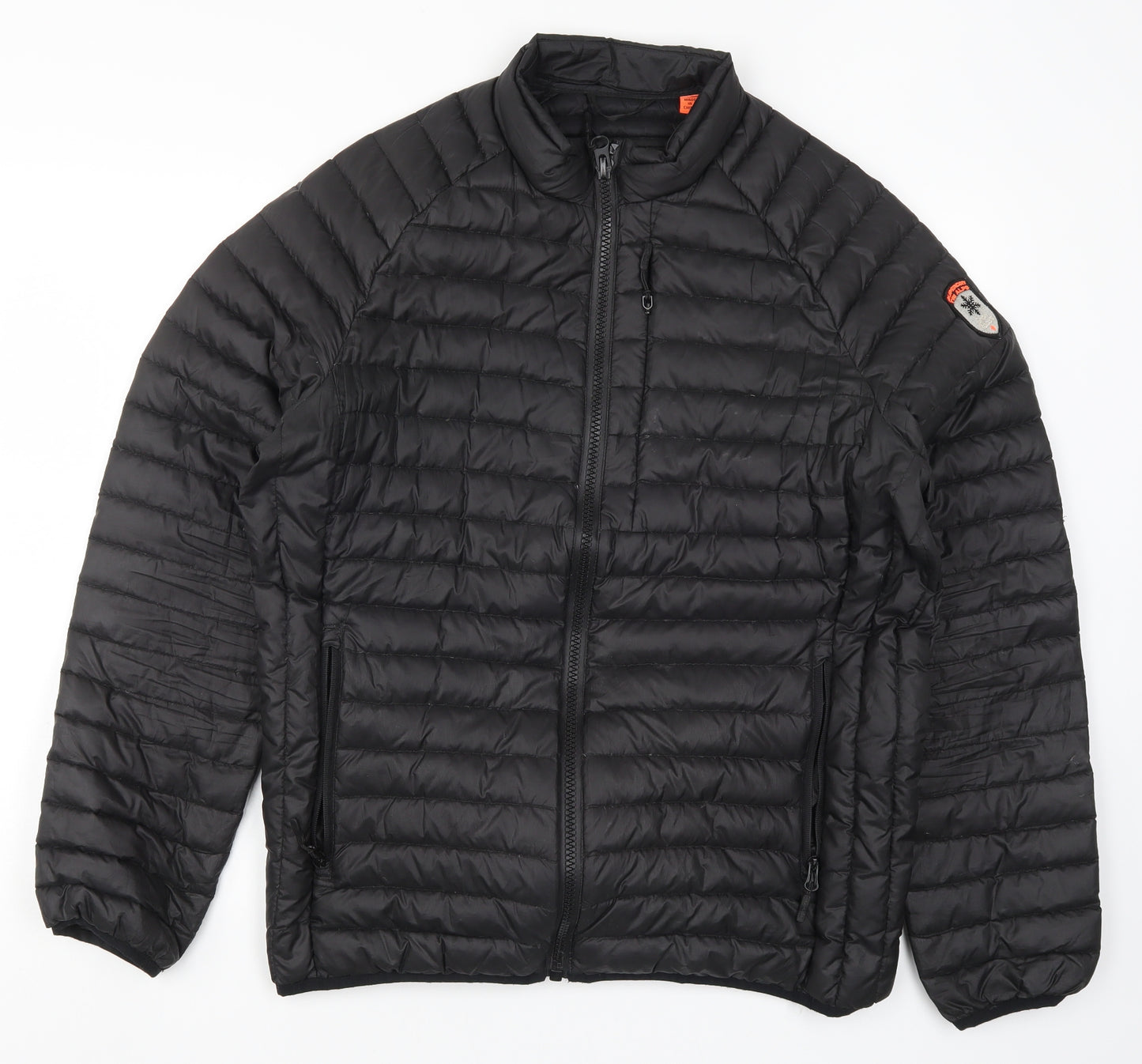 Superdry Mens Black   Quilted Coat Size XL
