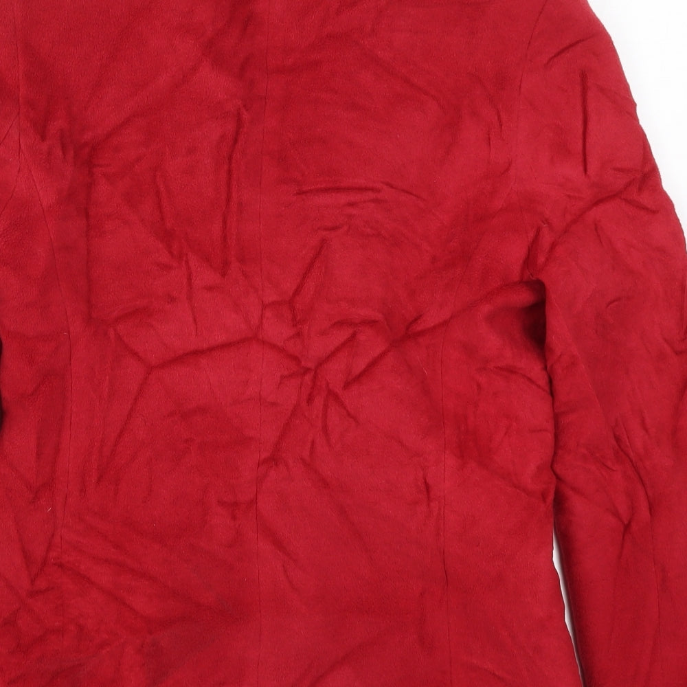 Whistles Womens Red   Pea Coat Coat Size 12