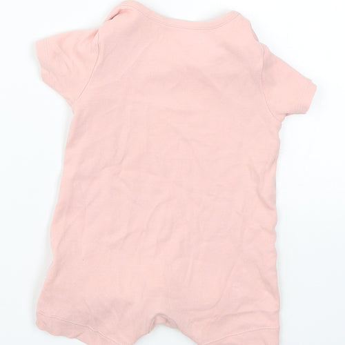 Marks and Spencer Boys Pink   Babygrow One-Piece Size 6-9 Months  - Zebra