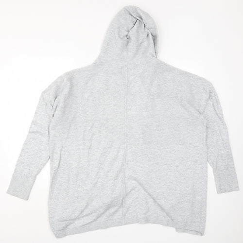 Mantaray Womens Grey  Knit Cardigan Jumper Size 22