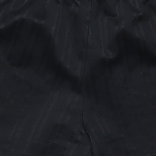 Matalan Boys Black Striped  Sweat Shorts Size 5 Years