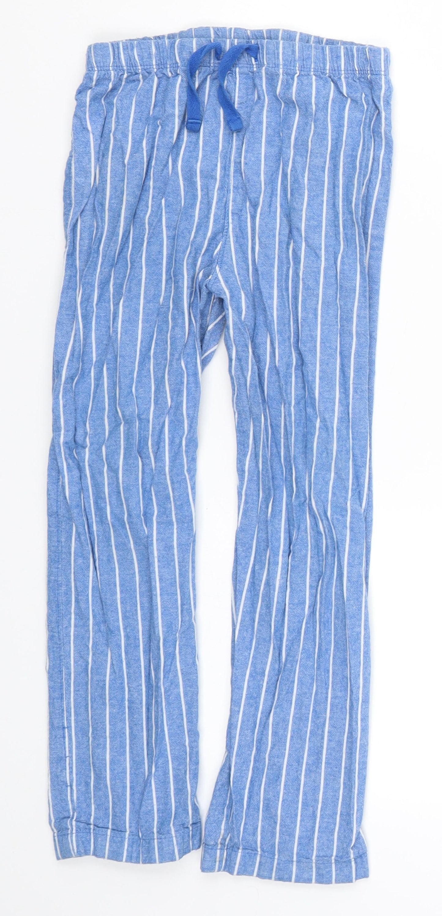 TU Boys Blue Striped  Sweatpants Trousers Size 7-8 Years - Loungewear