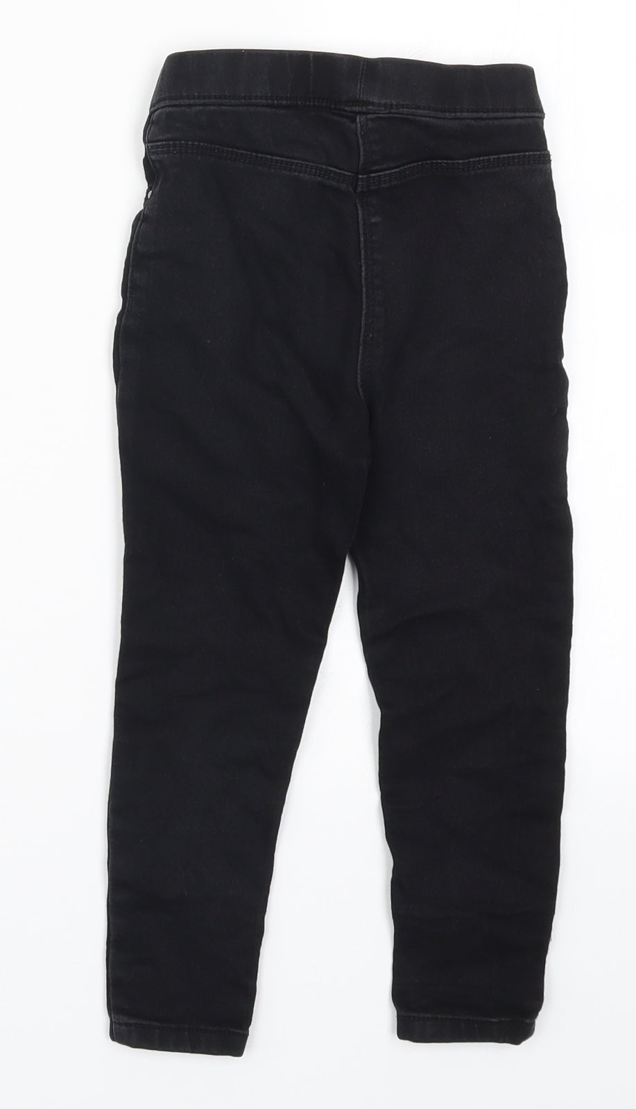 George Girls Black  Denim Jegging Jeans Size 3-4 Years