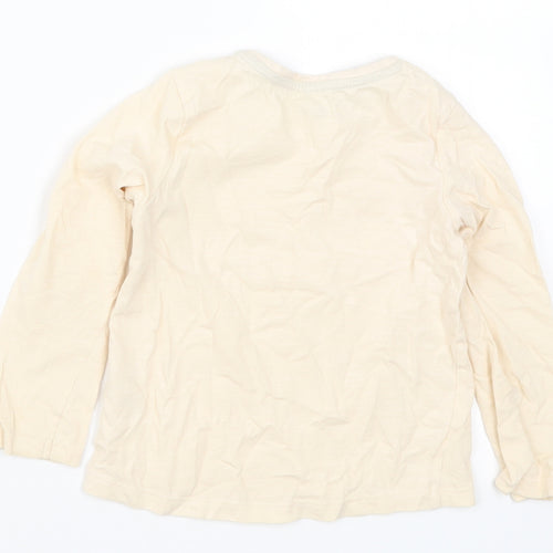 TU Girls Beige   Basic T-Shirt Size 3-4 Years