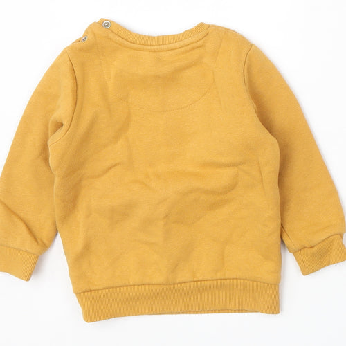F&F Boys Yellow   Basic T-Shirt Size 9-12 Months  - Dog