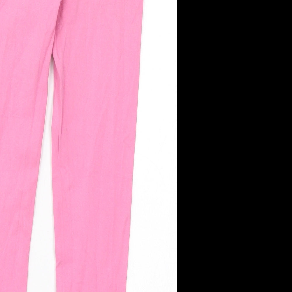 George Girls Pink   Carrot Trousers Size 7-8 Years