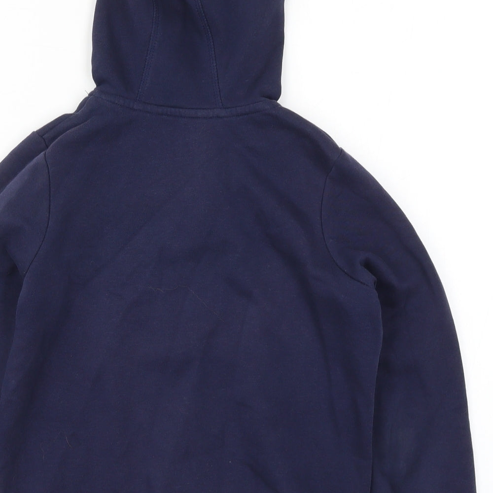 George Boys Blue   Full Zip Hoodie Size 7-8 Years