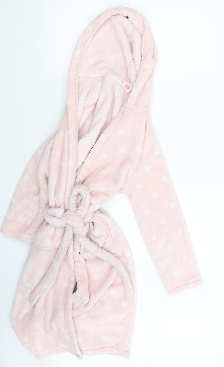 Marks and Spencer Girls Pink Geometric Top Robe Size 11-12 Years