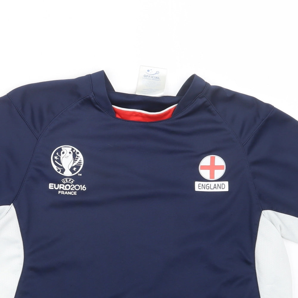 Euro 2016 Boys Blue   Basic T-Shirt Size 11-12 Years  - England