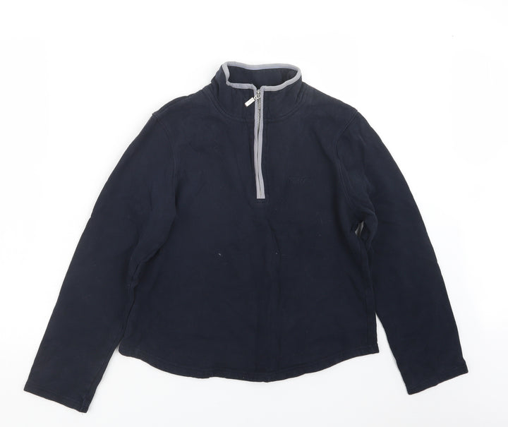 Maine Womens Blue Pullover Sweatshirt Size 12